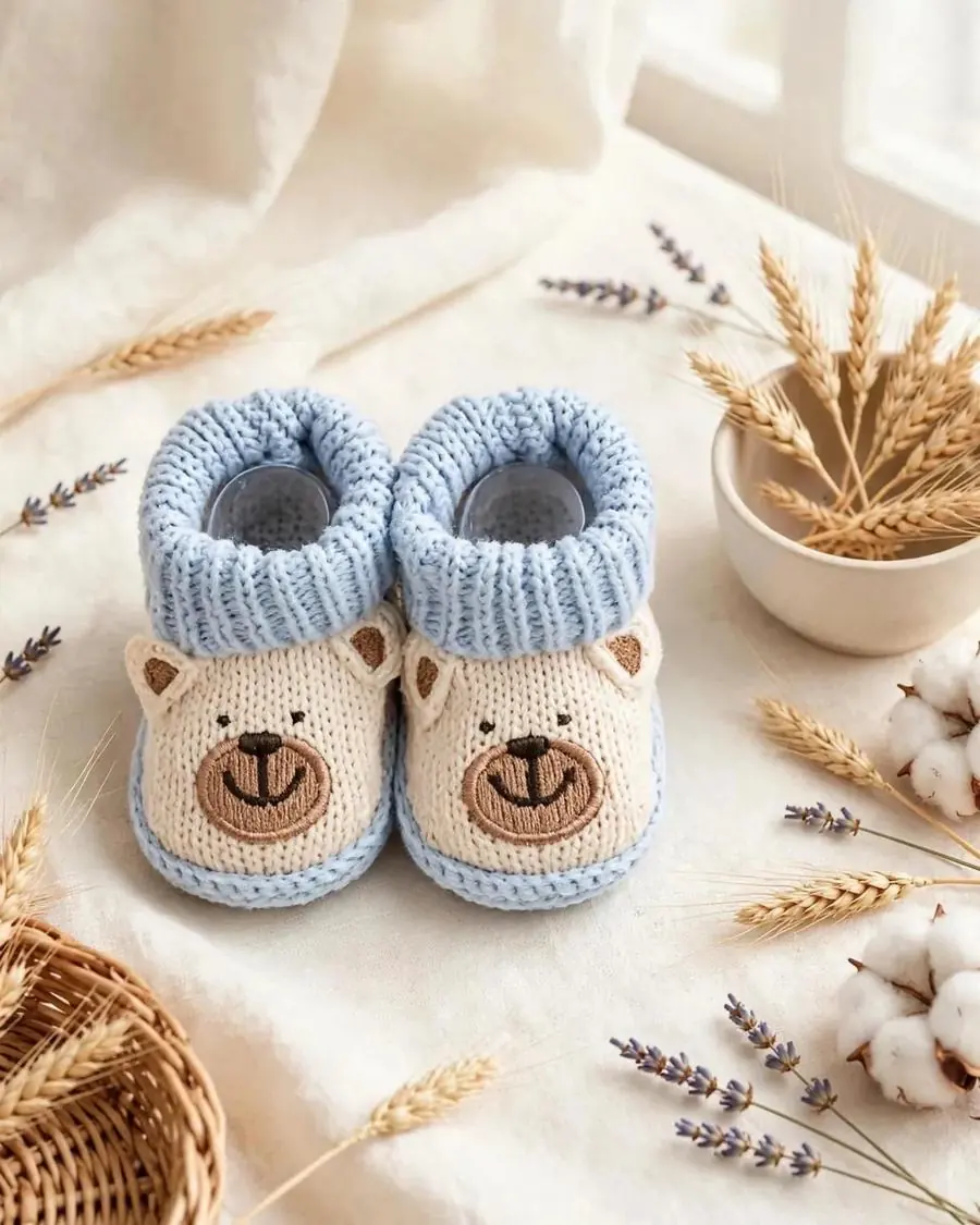 Zapatitos Osito Celeste